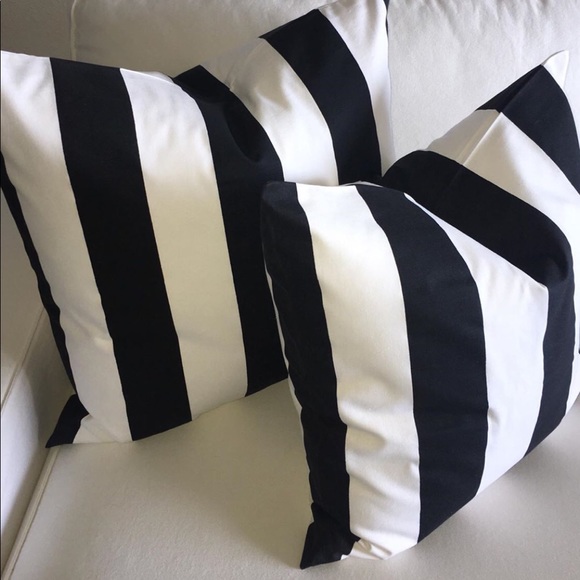 23 x 23" Vertical Stripes Pillow Cover - NEW - Picture 2 of 3